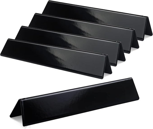15.3 Inch Flavorizer Bars for Weber Spirit 300 Series E-310, E-320, S-310, S-320 with Front Mounted Control Panel,Porcelain-enameled 5-Pack Heat Plates for Weber Spirit I & Spirit II,16GA