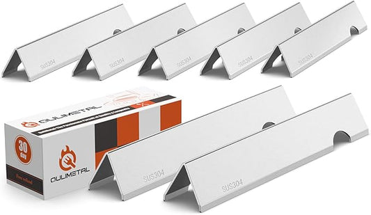 QuliMetal 66033 Flavorizer Bars for Weber GS4 Genesis 2 E-410/E-415/E-435, Grill Parts for Weber Genesis II LX E-440 Series Gas Grills, 17" SUS304 Stainless Steel Grill Parts for Weber 66033 66796