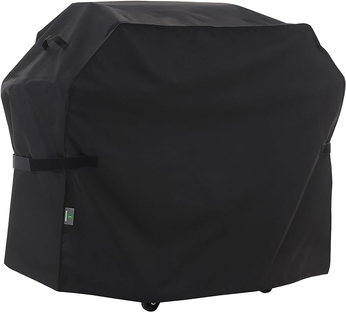 F&J Outdoors Grill Cover Waterproof UV Resistant for 2 Burner Charcoal Gas BBQ, 48Wx27Dx43H in,Black