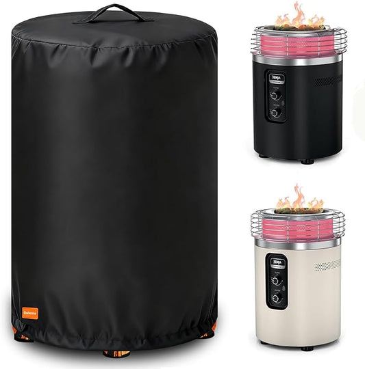 Cover for Ninja Fireside 360 Fire Pit,Outdoor Heavy Duty 600D Waterproof Cover for Ninja Fireside 360 Outdoor Heater,Designed with Buckles and Drawstring to Fix,Fits Ninja Fireside 360 Firepit