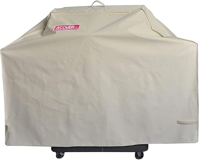 58" Heavy Duty Waterproof Gas Grill Cover fits Weber Char-Broil Coleman Gas Grill-Beige