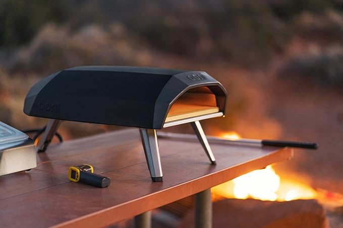 Ooni Koda 12 Portable Gas Pizza Oven - Pro Pizza Oven Bundle - 12" Perforated Pizza Peel and Koda 12 Cover Included