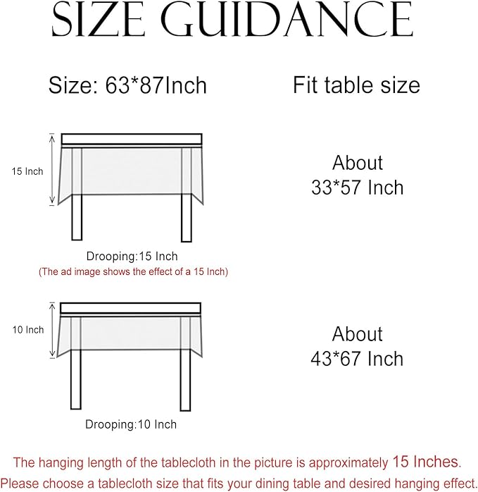French Linen Rectangle Tablecloth,Vintage Colorful Multiple Prints Soft and Durable Tablecloths,Decor Table Cover for Kitchen,Dining,Tea Party,Thanksgiving,Christmas,63"*87"-Lohi