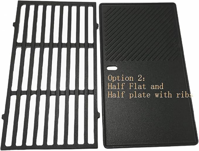 Firsgrill Professional Replacement for Weber Spirit I & II 200 Series Spirit E-210 E-220 Spirit S-210, S-220 Burner Flame Cooking Grills (17.5"Cooking Grates 7637 & Griddle)