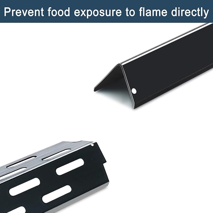 Flavorizer Bars,Heat Deflectors and Grill Burner for Weber Genesis II 300/LX 300, GS4 Genesis ii E-310 ii E-315 ii E/S335 ii se-335 Grill (Porcelain Steel, 66032 * 5+ES/410 * 3+66790 * 3)