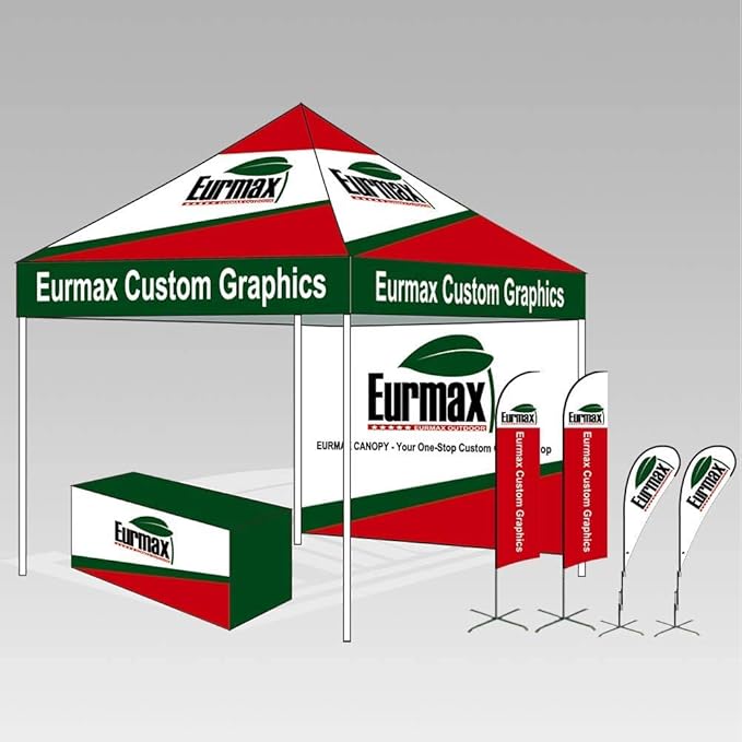 Eurmax USA 5'x5' Pop Up Canopy Tent Commercial Instant Canopies with Heavy Duty Roller Bag,Bonus 4 Sand Weights Bags (Turquoise)