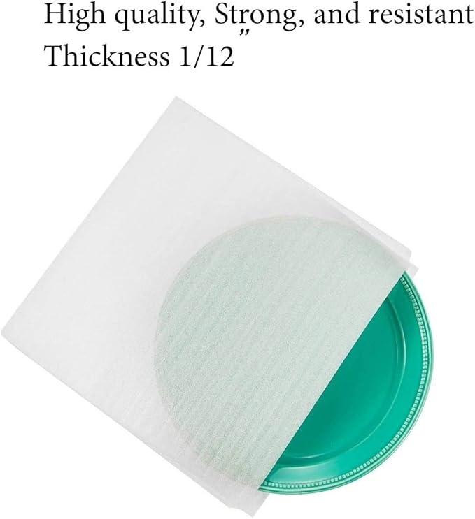 ALIN 60 Cushion Foam Pouches, Moving Foam Wrap Pouches, Protect Mug, Cup, Glasses, China, and Dishes, Packing Supplies, Packing Cushioning Supplies for Moving