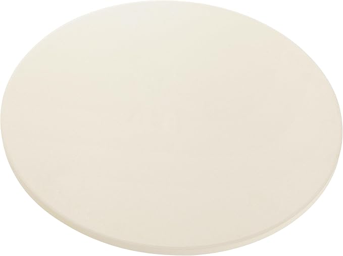 16" Round Pizza Stone, Heavy Duty Cordierite Pizza Pan for Grilling & Pizza Oven, High Temperature Resistant Baking Stone for Pizza, Bread, Meat and More