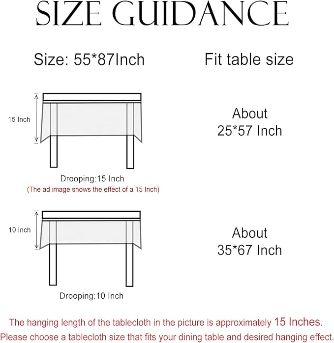 French Linen Rectangle Tablecloth,Vintage Colorful Multiple Prints Soft and Durable Tablecloths,Decor Table Cover for Kitchen,Dining,Tea Party,Thanksgiving,Christmas,55"*87"-Lohi