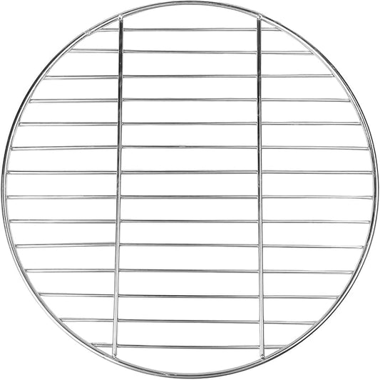 Stainless Steel Round BBQ Grill Grate for Outdoor Cooking with Even Heat Distribution, Easy to Clean Polished Mesh, 28cm/33cm/38cm Diameter(38CM)