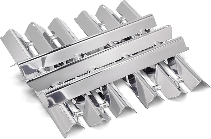 Hiorucet Grill Parts for Broil King 9468-54, 9468-57, 95693, 9864-27, 9864-54, 9864-57, 9865-24, 9865-27, Signet 20 320 40 70 90, Sovereign 20 70, Stainless Steel Heat Plates for Broil King Grill