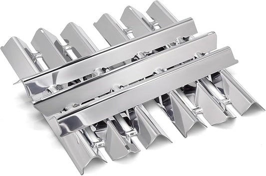 Hiorucet Grill Parts for Broil King 9468-54, 9468-57, 95693, 9864-27, 9864-54, 9864-57, 9865-24, 9865-27, Signet 20 320 40 70 90, Sovereign 20 70, Stainless Steel Heat Plates for Broil King Grill