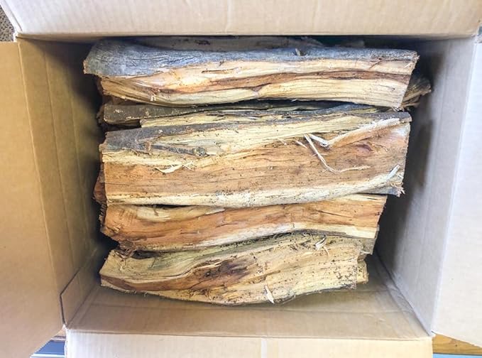 Hawaiian Kiawe Firewood Logs – from Ohikilolo Ranch - Great for Grills, Smokers, Pizza ovens, stoves, firepits, and fireplaces – Kiawe Firewood Box - Solar Kiln Dried and USDA Inspected