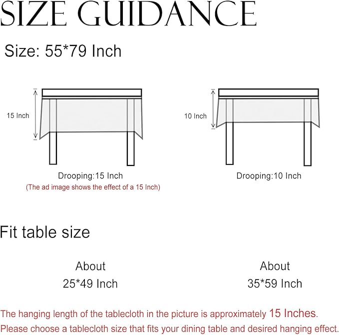 ISAENNE Designer Grayish Green Linen Rectangular Tablecloth,Floral Stain Resistant Table Cloth,Fall Vintage Decor Tablecloths for Dining Thanksgiving Kitchen Party,55"*79"-Andrew A