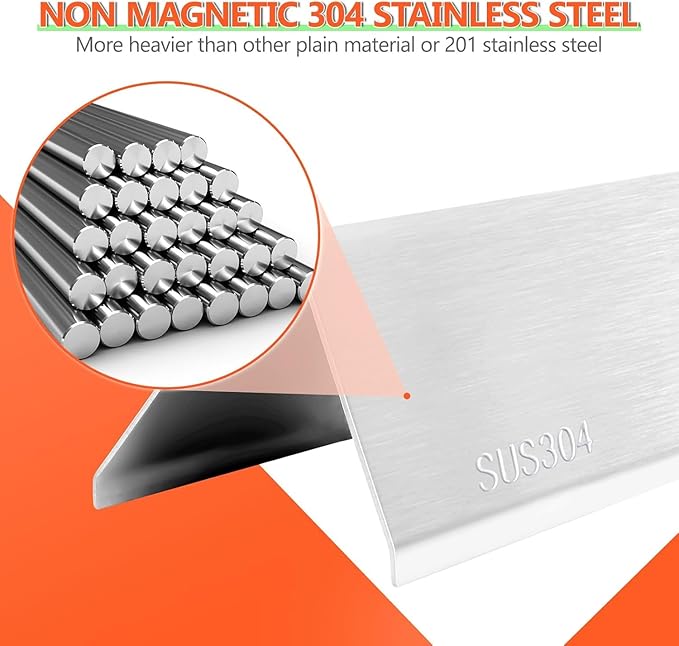 QuliMetal SUS304 7635 Flavorizer Bars for Weber Spirit E210, E220, S210, S215, Spirit 200 & GS4 Spirit II E210, Spirit II E220 Gas Grills with Front Control, 15.3" Flavorizer Bars for Weber 67045