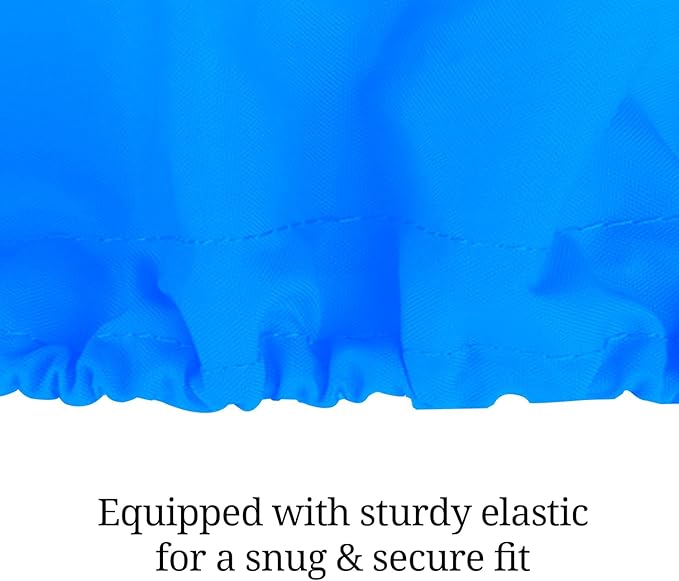 Covers & All Round Table Top Cover, 18 Oz Heavy Duty Waterproof UV & Weather Resistant Patio Table Cover, Outdoor Table Cover for Patio Outdoor Furniture & Coffee Table (48" Diameter x 4”H, Blue)
