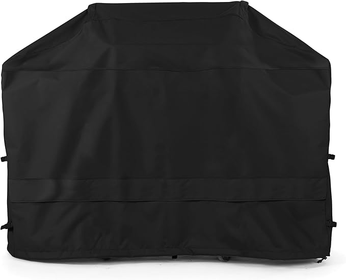 Covermates Grill Cover - Weather Resistant Outdoor Cover, Heavy Duty BBQ Covers for Large Outdoor Kitchen, Ultima 600D Polyester, 57 Inch, Ripstop Black