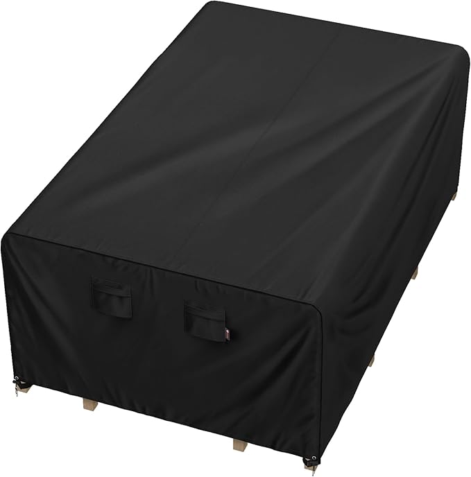 iBirdie Outdoor Patio Furniture Set Covers 72 x 56 inch fit 4 x 6 ft, 56, 54, 52 inch Wide, 72, 70, 68 inch Long Outside Dining Table and Chairs, Waterproof Weatherproof Cover, Heavy Duty 600D