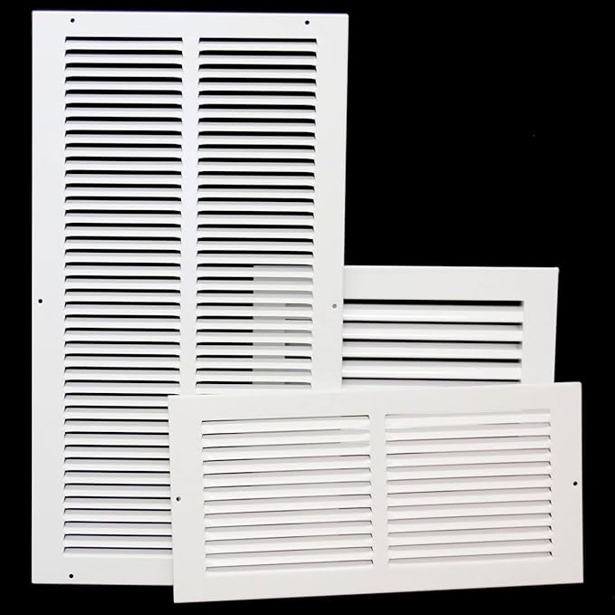 Adjustable AIR Supply Diffuser - HVAC Vent Cover Sidewall or Ceiling Adjustable AIR Supply Diffuser - HVAC Vent Cover Sidewall or Ceiling - Grille Register - High Airflow (White