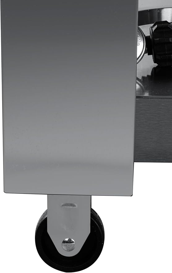 KoolMore 32 in. Outdoor Gas and Wood fired Pizza Oven in Stainless-Steel (KM-OKS-DFPO)