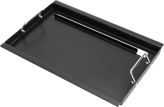 Full-Size Griddle Inserts for Weber Old Spirit 200 Series E/S 200 & 210 Side Control Panel, Flat Top Griddle for Weber Spirit 500 Genesis Silver A, Replace for 7521 7522 7523 65904 65905