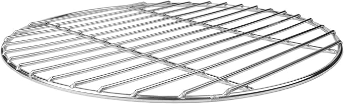 Stainless Steel Round BBQ Grill Grate for Outdoor Cooking with Even Heat Distribution, Easy to Clean Polished Mesh, 28cm/33cm/38cm Diameter(38CM)