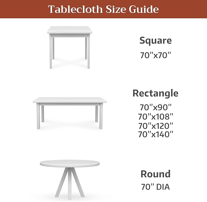 Maison d'Hermine Premium Table Cloth Round Table 100% Cotton 70 Inches Tablecloth Reusable Decorative Everyday Use for Dining Room, Farmhouse, Home, Party, Festive & Wedding - Mosaic