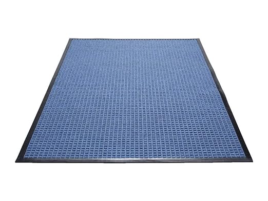 Guardian WaterGuard Indoor/Outdoor Wiper Scraper Floor Mat, Rubber/Nylon, 2'x3', Blue