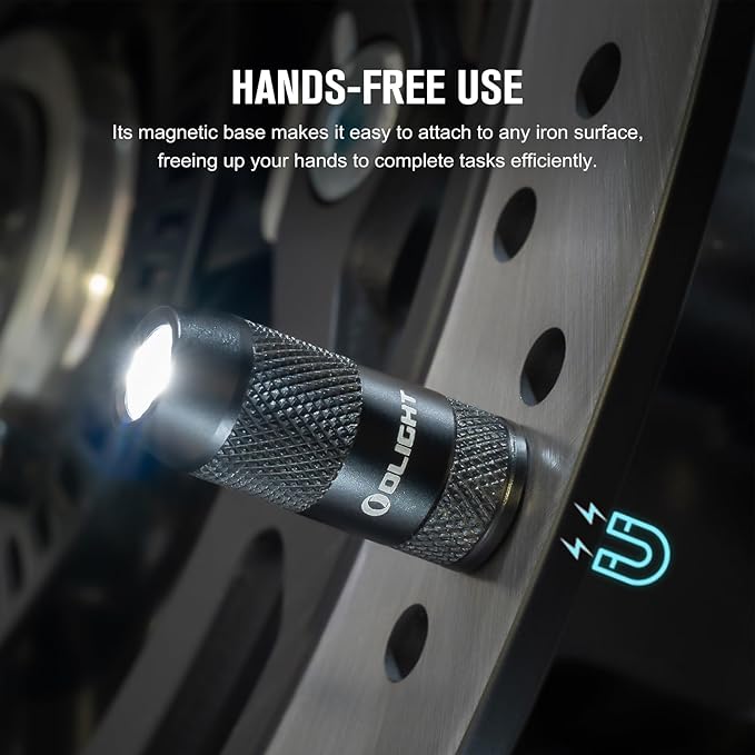OLIGHT IMINI 2 EDC Rechargeable Keychain Flashlight, 50 Lumens Compact and Portable Mini LED Keyring Lights with Built-in Battery Ideal for Everyday Carry and Emergencies (Black)