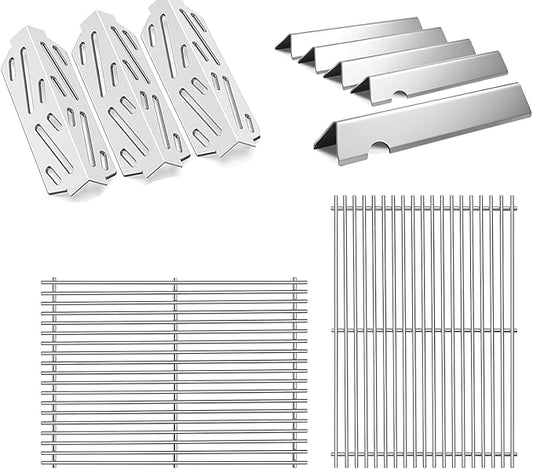 Shengyongh SS66095(2-Pack) SS6632(5-Pack) 66041(3-Pack) for Weber Genesis 2 Grill Parts 66795 Heat Deflector for Weber Genesis ii E-310 E-315 E-335 S-335 300 Series GS4