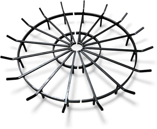 SteelFreak Wagon Wheel Firewood Grate for Fire Pit - Made in The USA (40 Inch)