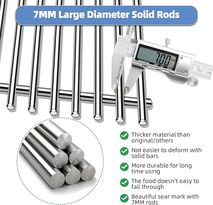 66095 Cooking Grids With 66032 Flavorizer Bars And 67489 Burner Tube for Weber Genesis II Grill Parts, 66795,Grill Grate Heat Deflector Burner Replacement Parts For Weber Genesis ii E-310 E-315 S-335