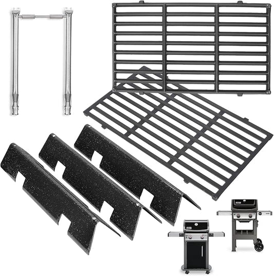 Spirit 2 Parts for Weber Spirit Grill Parts GS4 Spirit II/I 200 SER Replacement for Weber Spirit 2 Burner Tube 69785 67024, 7637 Grates,7635 67045 68842 3400301 Flavor Bars &Crossover Tube 69899 67278