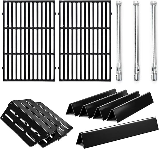 Genesis 7524 Grates 7620 7621 Flavorizer Bars 65505 Heat Deflectors 62752 Burner Replacement Parts for Weber Genesis Grill Parts 300 Series E-310 E-320 E-330 S-310 S320 S-330 EP-310 EP-320 EP-330