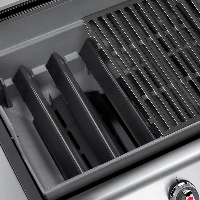 Spirit 200 Grill Grates 7635 Flavorizer Bars for Weber Spirit and GS4 Spirit II 200 Series Grills Spirit E210 S210 E215 E220 S215 S220, Spirit 2 E210 S210 Replacement Parts (Front Mount Controls) 7637