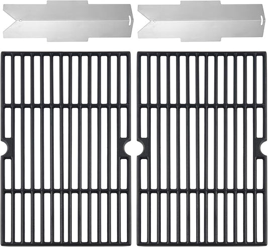 70-01-634 DGF350CSP Grill Grates Heat Tents Replacement Parts for Dyna Glo Cooking Grate DGF350CSP-D DGF350SNP DGF350SNP Heat Shield 70-01-635 Grid Grates Heat Plate Dyna-glo 2 Burenr Grill Parts
