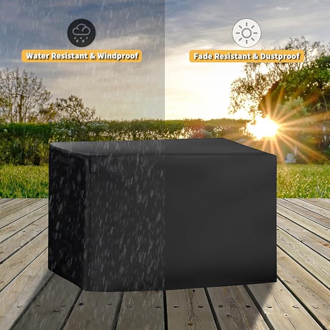 Grill Cover for Charbroil Grill2Go X200 Single Burner Gas Grill, Heavy-Duty 600D Tabletop BBQ Cover for CharBroil 1-Burner Portable Propane Gas Grill 17402049