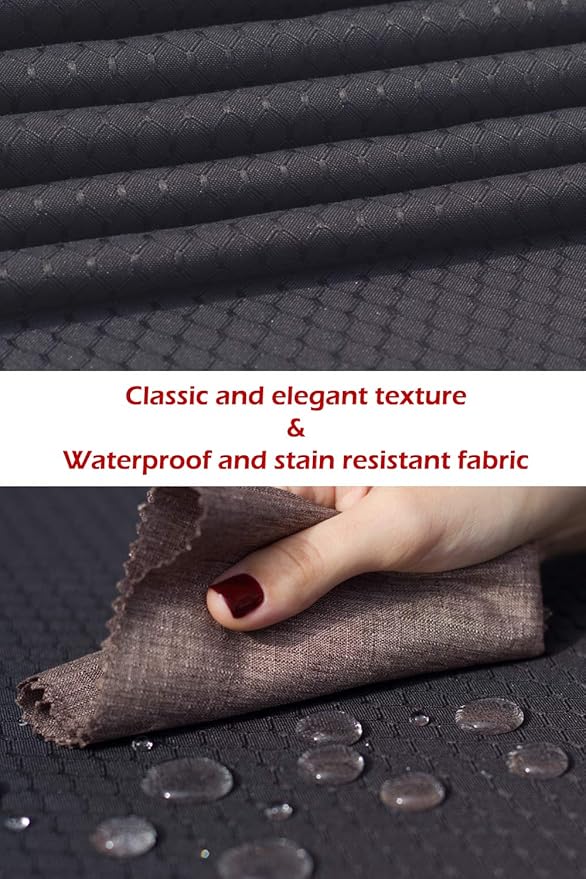 Black Table Runner 108 inch, Waterproof Dresser Scarf, Outdoor Coffee Table Runner, Elegant Dining Table Runners for Fiesta, Dinner Parties, Events, Wedding, Decor Thanksgiving, Halloween,Christmas