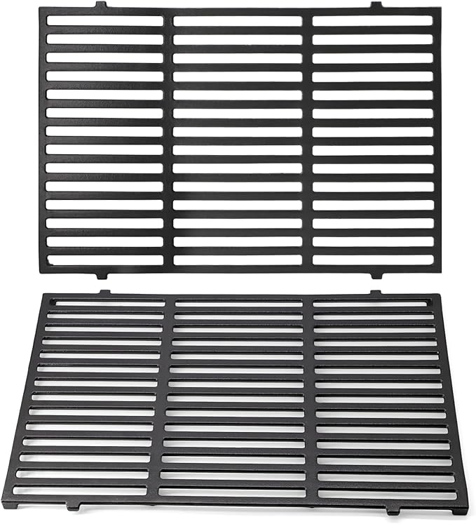 66095 Grill Grates Replacement for Weber Genesis II 300 and II LX 300 Series Gas Grills, 18.75" Cast Iron Cooking Grates for Weber Genesis II E-310 E-315 E-330 E-335 S-310 S-335 S-345