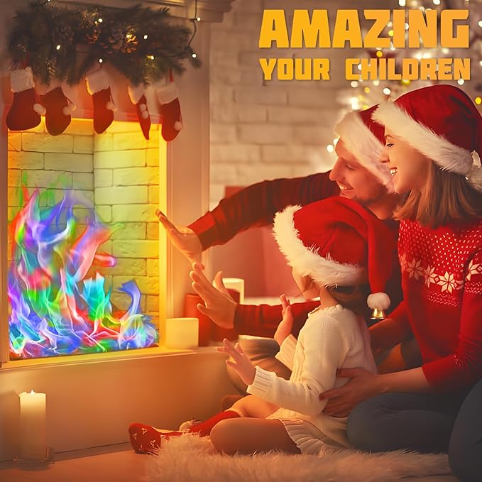 HGD (28 Pack) Magic Campfire Fire Color Changing Packets for Fire Pit - Actually 30pk Bonus 2 Free, Indoor/Outdoor Fireplace, Bonfire - Rainbow Magical Flame, Camping Accessory, Compatible with Wood
