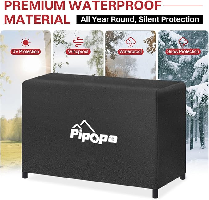3 Burner Propane Camp Stove | 225,000 BTU Gas Burners | Side Shelves | Windscreen | Waterproof Cover | Detachable Legs | Ideal for Camping Backyard Outdoor Cooking