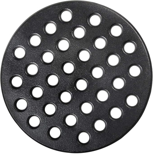 Dracarys Round cast Iron fire Grate, BBQ high Heat Charcoal Plate for Large Big Green Egg fire Grate Bottom Grate Grill Parts Charcoal Grate Replacement Parts Big Green Egg l accessories-9inch