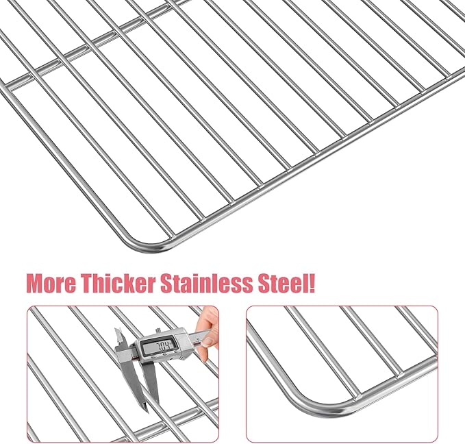 Grill Grate Replacement Parts for Royal Gourmet 24-Inch CD1824E, Charcoal Grill, Cooking Grid for Royal Gourmet Grill Parts CD1824M CD1824AC CD1824EC CD1824AX CD1824A