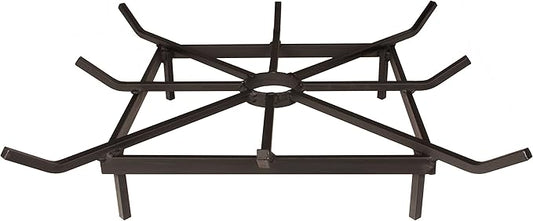 SteelFreak Square Wheel Fire Pit Grate - Made in The USA (24 x 24 Inch)