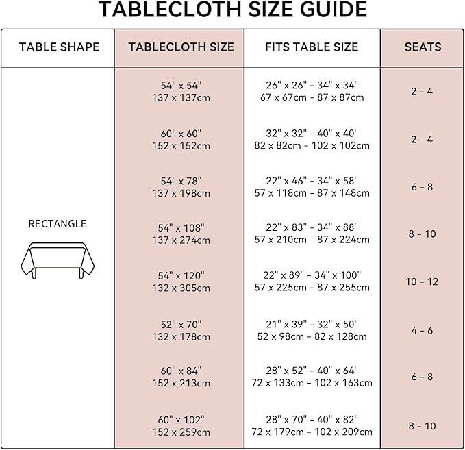 Romanstile Square Vinyl Tablecloth, 100% Waterproof Checkered Plastic Table Cloth, Heavy Duty Buffalo Gingham Table Cover for Dining, Camping, Picnic, Outdoor - 54 x 54 Inch, Light Grey