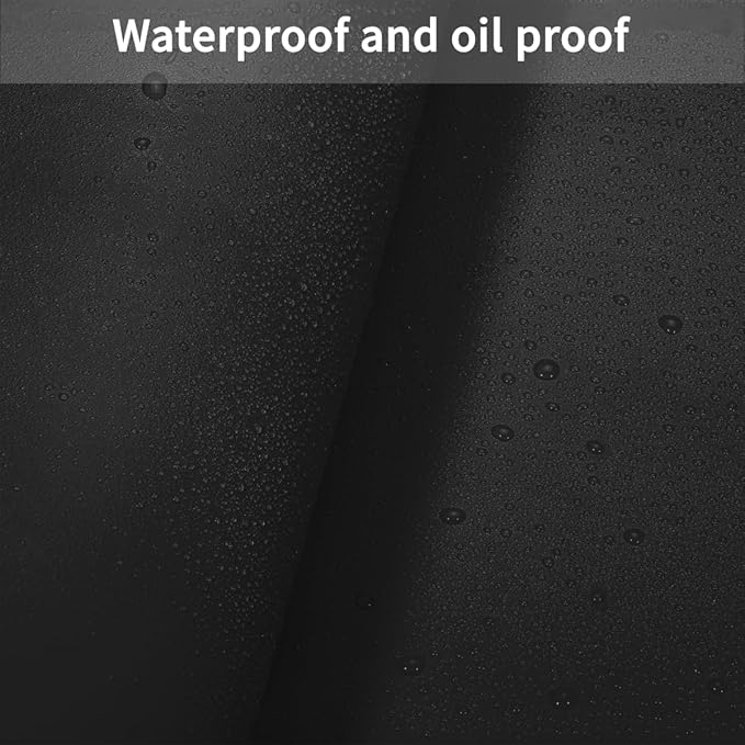 Leather Table Cover,1.8mm Thick,54x54 Inch Table Protector,Table Protector for Dining Room Table,Table Cover Protector.(Black+Black,54x54)