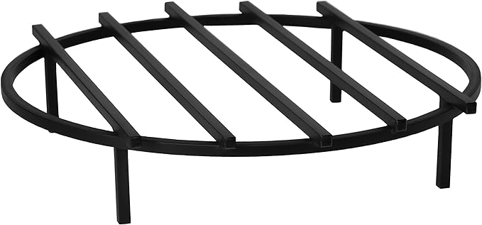 SteelFreak Classic Round Fire Pit Grate, 24 Inch Diameter - Made in The USA