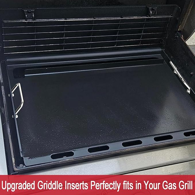 6788 Full Size Griddle for Weber Genesis II 300 Series Gas Grill, Rust-Resistance Griddle Insert for Weber GS4 Genesis II E310 E315 E325 E330 E335 S310 S335 Genesis II LX 340 Series Gas Grill