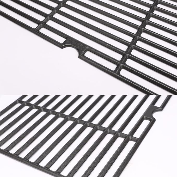 Cast Iron Grill Grates for Dyna glo DGH474CRP DGH483CRP DGF493BNP DGF493PNP-D DGB495SDP DGB495SDP-D DGB493SPB DGB463CNP DGB494SPB 70-01-911 70-02-656, Cooking Grate Replacement Part, 3 pieces