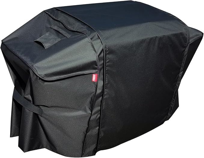 Extension Griddle Cover for All of 22" with Stand Models &28" Griddle with Single Shelf Models,Waterproof 300D*300D Dyed Polyeater with TPU Coating; Flat Top Gas Grill Cover, Black